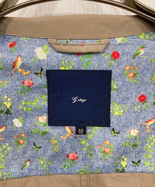 G-Stage（ジーステージ）G-Stage (ジーステージ) 軽量リンクルナイロンブルゾン ベージュ サイズ:46の古着・服飾アイテム