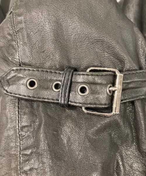 KATHARINE HAMNETT（キャサリンハムネット）KATHARINE HAMNETT (キャサリンハムネット) シングルライダースジャケット ブラック サイズ:Mの古着・服飾アイテム