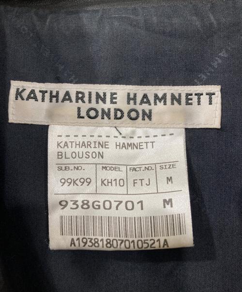 KATHARINE HAMNETT（キャサリンハムネット）KATHARINE HAMNETT (キャサリンハムネット) シングルライダースジャケット ブラック サイズ:Mの古着・服飾アイテム