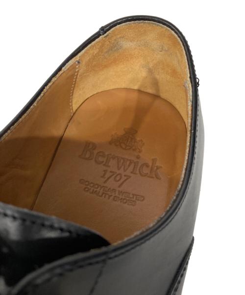 berwick（バーウィック）berwick (バーウィック) プレーントゥシューズ ブラック サイズ:5 1/2の古着・服飾アイテム