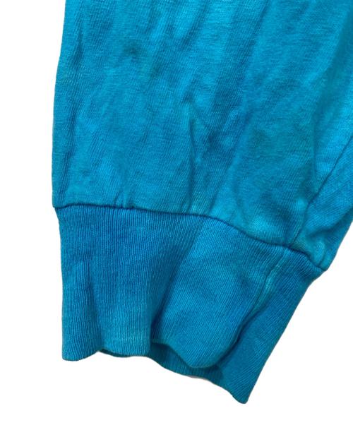 LIQUID BLUE（リキッドブルー）LIQUID BLUE (リキッドブルー) スカルタイダイプリント長袖Tシャツ ブルー サイズ:XLの古着・服飾アイテム