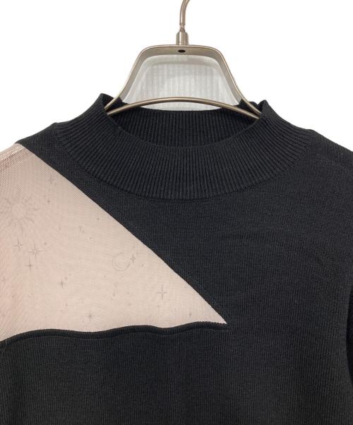 darich（ダーリッチ）Darich (ダーリッチ) ホロスコープタトゥーデザイントップス ブラック×ベージュ サイズ:FREEの古着・服飾アイテム
