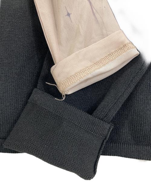 darich（ダーリッチ）Darich (ダーリッチ) ホロスコープタトゥーデザイントップス ブラック×ベージュ サイズ:FREEの古着・服飾アイテム