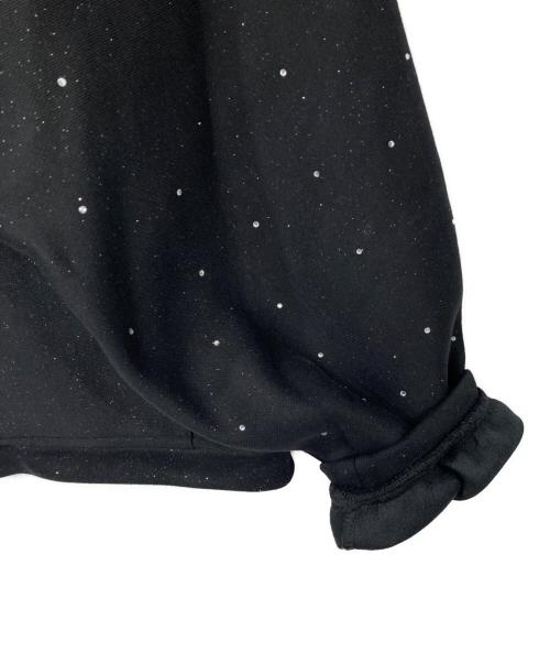 ANDWANG（アンドワン）ANDWANG (アンドワン) kirakira jewel zip up ブラック サイズ:Sの古着・服飾アイテム