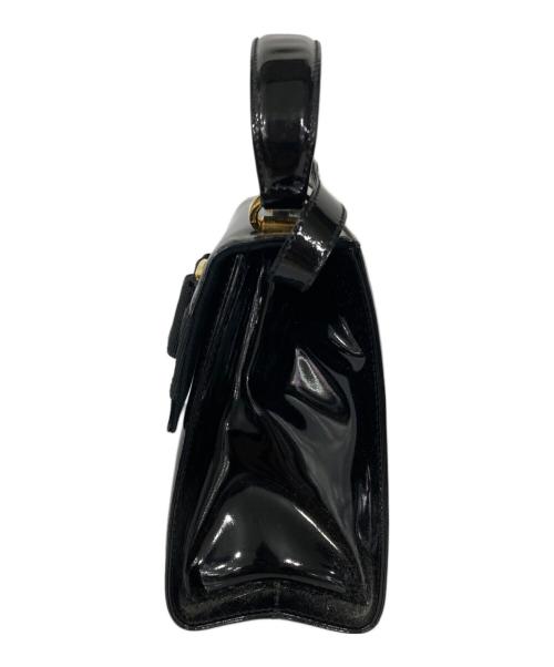 Salvatore Ferragamo（サルヴァトーレ フェラガモ）Salvatore Ferragamo (サルヴァトーレ フェラガモ) ヴァララリボン2WAYショルダーバッグ ブラックの古着・服飾アイテム