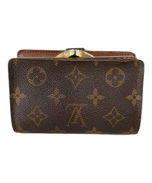 LOUIS VUITTON（ルイ ヴィトン）LOUIS VUITTON (ルイ ヴィトン) がま口財布 ブラウンの古着・服飾アイテム