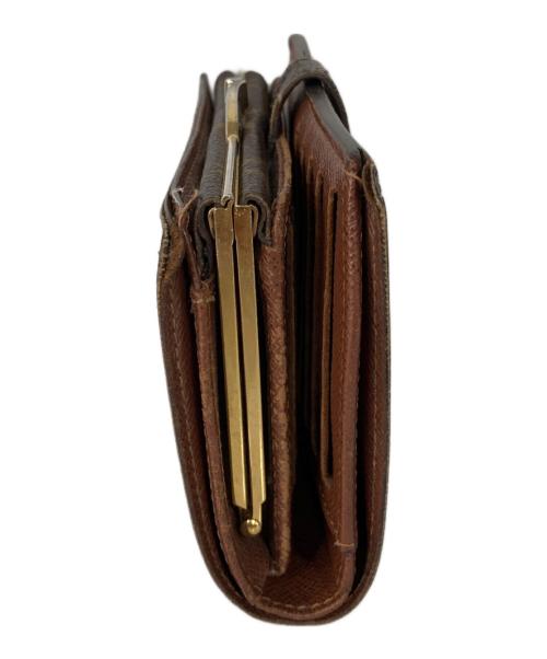 LOUIS VUITTON（ルイ ヴィトン）LOUIS VUITTON (ルイ ヴィトン) がま口財布 ブラウンの古着・服飾アイテム