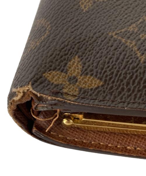LOUIS VUITTON（ルイ ヴィトン）LOUIS VUITTON (ルイ ヴィトン) がま口財布 ブラウンの古着・服飾アイテム