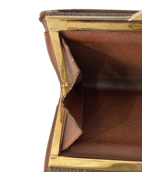 LOUIS VUITTON（ルイ ヴィトン）LOUIS VUITTON (ルイ ヴィトン) がま口財布 ブラウンの古着・服飾アイテム