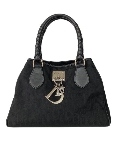 Christian Dior（クリスチャン ディオール）Christian Dior (クリスチャン ディオール) ナイロンキャンバスハンドバッグ ブラックの古着・服飾アイテム