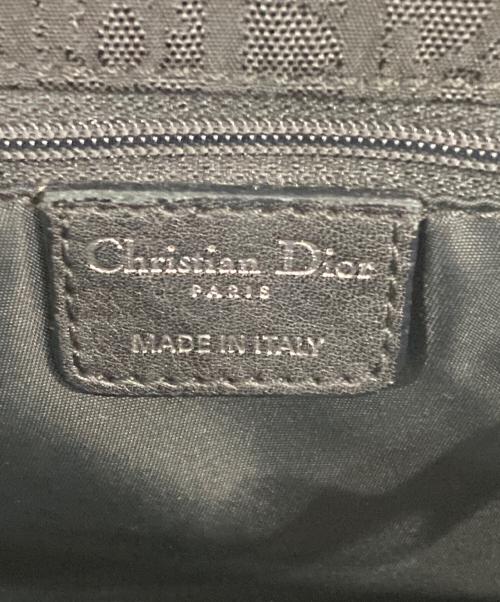 Christian Dior（クリスチャン ディオール）Christian Dior (クリスチャン ディオール) ナイロンキャンバスハンドバッグ ブラックの古着・服飾アイテム