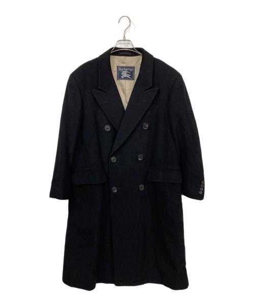 Burberry's（バーバリーズ）Burberry's (バーバリーズ) ウールカシミヤ混チェスターコート ブラック サイズ:表記無しの古着・服飾アイテム