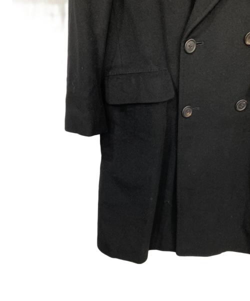 Burberry's（バーバリーズ）Burberry's (バーバリーズ) ウールカシミヤ混チェスターコート ブラック サイズ:表記無しの古着・服飾アイテム