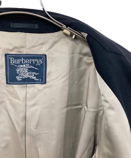 Burberry's（バーバリーズ）Burberry's (バーバリーズ) ウールカシミヤ混チェスターコート ブラック サイズ:表記無しの古着・服飾アイテム