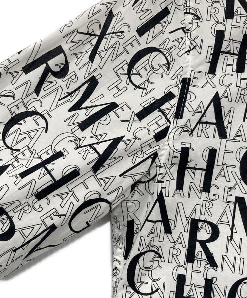 ARMANI EXCHANGE（アルマーニ エクスチェンジ）ARMANI EXCHANGE (アルマーニ エクスチェンジ) 総柄シャツ ホワイト サイズ:XSの古着・服飾アイテム