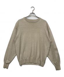 crepuscule（クレプスキュール）の古着「シルクリネンニット」｜ベージュ