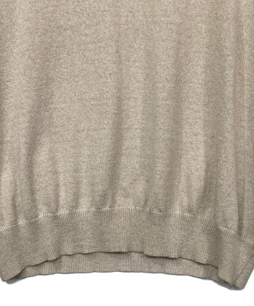 crepuscule（クレプスキュール）crepuscule (クレプスキュール) シルクリネンニット ベージュ サイズ:1の古着・服飾アイテム