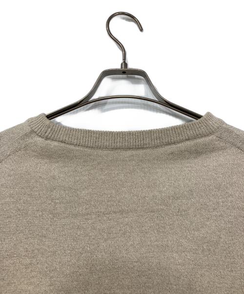 crepuscule（クレプスキュール）crepuscule (クレプスキュール) シルクリネンニット ベージュ サイズ:1の古着・服飾アイテム