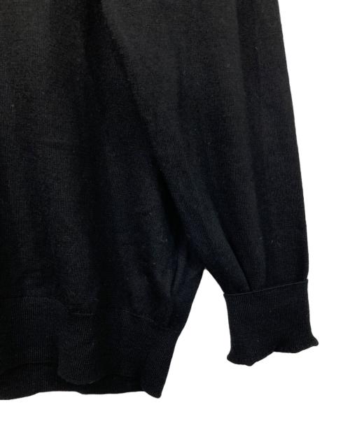 POLO RALPH LAUREN（ポロ・ラルフローレン）POLO RALPH LAUREN (ポロ・ラルフローレン) メリノウーノVネックニット ブラック サイズ:Mの古着・服飾アイテム