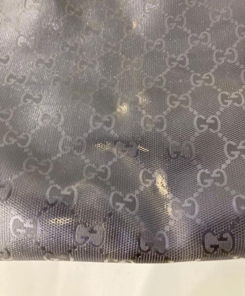 GUCCI（グッチ）GUCCI (グッチ) GGインプリメトートバッグ ネイビーの古着・服飾アイテム