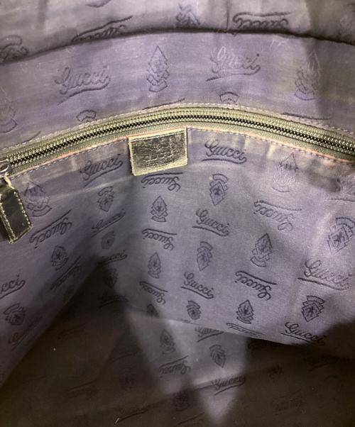 GUCCI（グッチ）GUCCI (グッチ) GGインプリメトートバッグ ネイビーの古着・服飾アイテム