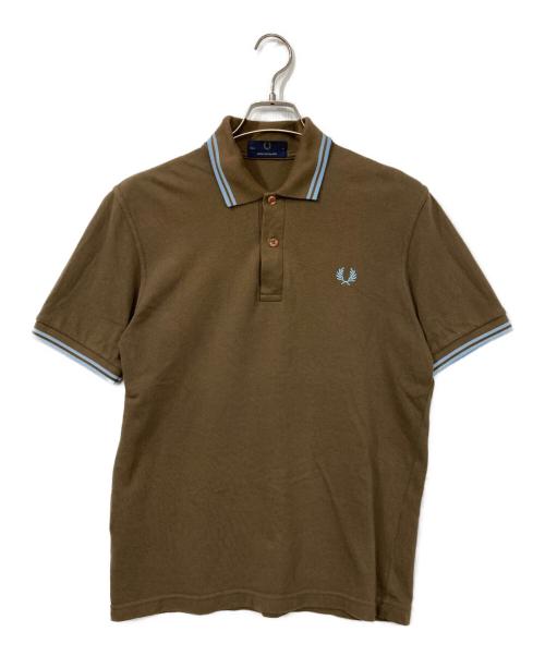 FRED PERRY（フレッドペリー）FRED PERRY (フレッドペリー) ポロシャツ ブラウン サイズ:36の古着・服飾アイテム