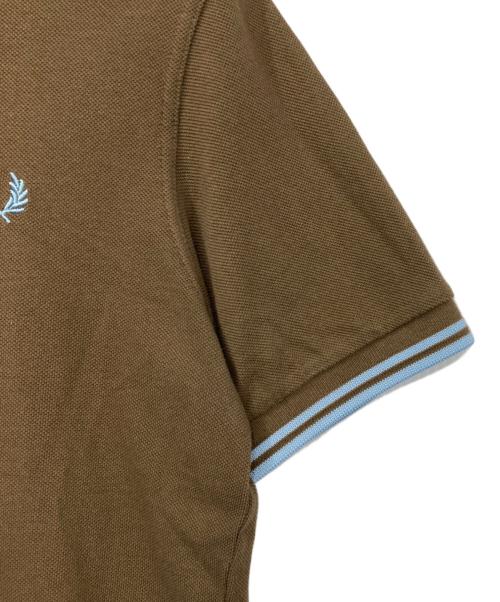 FRED PERRY（フレッドペリー）FRED PERRY (フレッドペリー) ポロシャツ ブラウン サイズ:36の古着・服飾アイテム