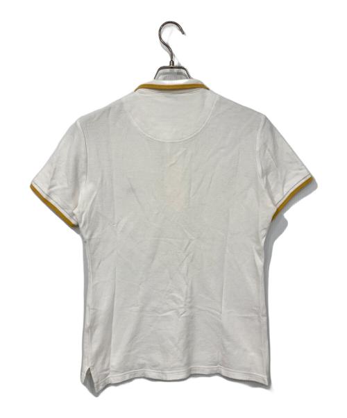 Vivienne Westwood（ヴィヴィアンウエストウッド）Vivienne Westwood (ヴィヴィアンウエストウッド) オーブ刺繍ポロシャツ ホワイト サイズ:46の古着・服飾アイテム