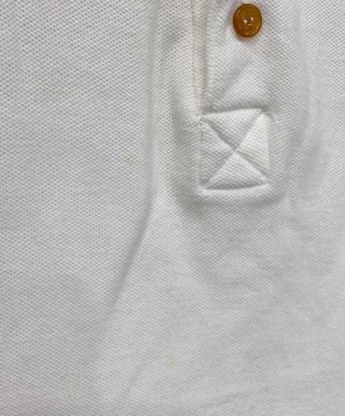 Vivienne Westwood（ヴィヴィアンウエストウッド）Vivienne Westwood (ヴィヴィアンウエストウッド) オーブ刺繍ポロシャツ ホワイト サイズ:46の古着・服飾アイテム