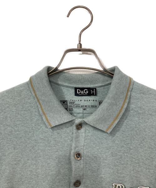 DOLCE & GABBANA（ドルチェ＆ガッバーナ）DOLCE & GABBANA (ドルチェ＆ガッバーナ) ポロシャツ ブルー サイズ:Sの古着・服飾アイテム
