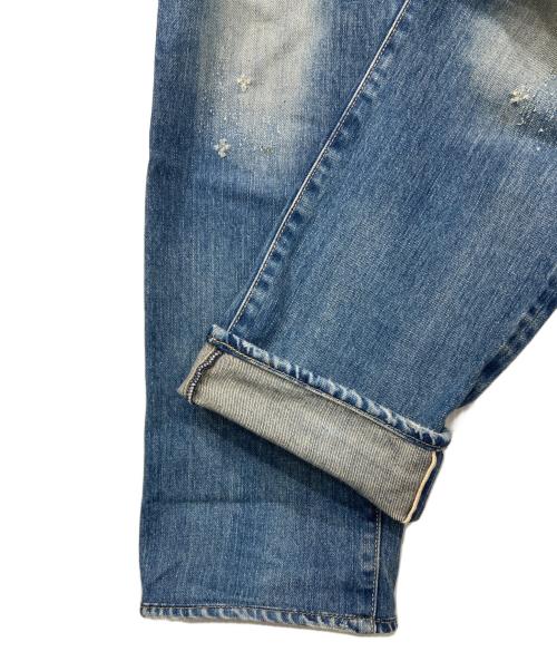 Hysteric Glamour（ヒステリックグラマー）Hysteric Glamour (ヒステリックグラマー) スタッズクロップドジーンズ インディゴ サイズ:32inchの古着・服飾アイテム