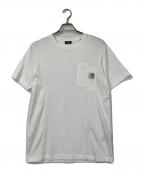 DIESELディーゼル）の古着「切替Tシャツ」｜ホワイト