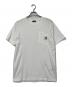 DIESEL（ディーゼル）の古着「切替Tシャツ」｜ホワイト