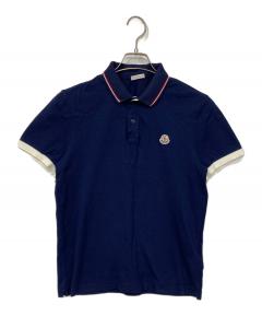 中古・古着通販】MONCLER (モンクレール) ポロシャツ ブラウン サイズ