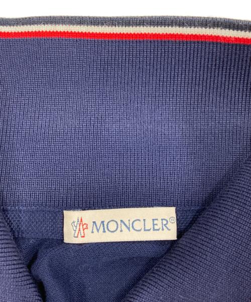MONCLER（モンクレール）MONCLER (モンクレール) ポロシャツ ネイビー サイズ:Sの古着・服飾アイテム