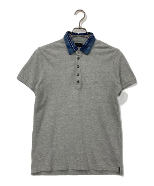 DIESEL（ディーゼル）DIESEL (ディーゼル) ポロシャツ グレー サイズ:Ｓの古着・服飾アイテム