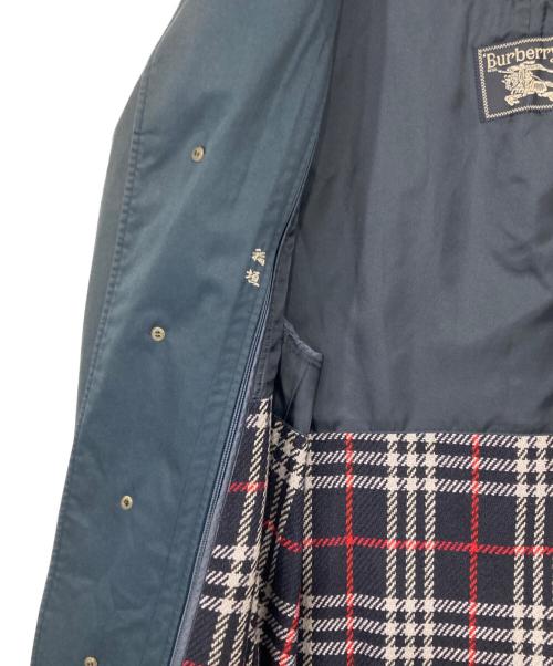 Burberry's（バーバリーズ）Burberry's (バーバリーズ) ノバチェックライナー付ステンカラーコート ネイビー サイズ:180ｃｍの古着・服飾アイテム