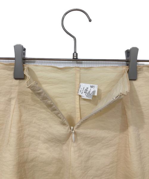 yo BIOTOP（ヨー ビオトープ）yo BIOTOP (ヨー ビオトープ) Sheer Tight Skirt イエローの古着・服飾アイテム