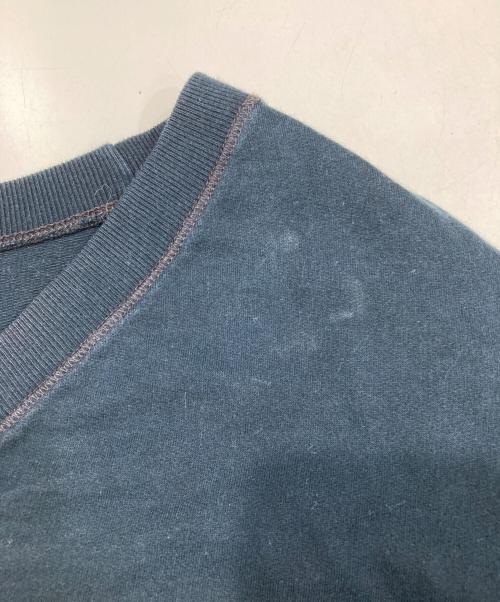 DRIES VAN NOTEN（ドリスヴァンノッテン）DRIES VAN NOTEN (ドリスヴァンノッテン) オーバーサイズVネックカットソー ネイビー サイズ:XSの古着・服飾アイテム