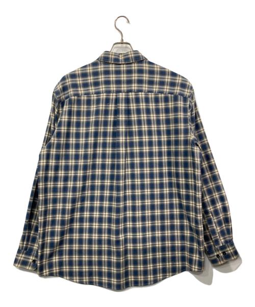 L.L.Bean（エルエルビーン）L.L.Bean (エルエルビーン) チェックシャツ ブルー×アイボリー サイズ:Lの古着・服飾アイテム