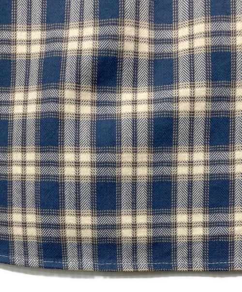 L.L.Bean（エルエルビーン）L.L.Bean (エルエルビーン) チェックシャツ ブルー×アイボリー サイズ:Lの古着・服飾アイテム
