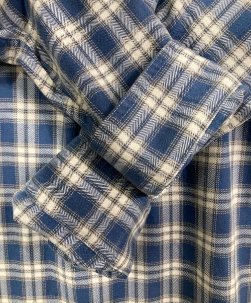 L.L.Bean（エルエルビーン）L.L.Bean (エルエルビーン) チェックシャツ ブルー×アイボリー サイズ:Lの古着・服飾アイテム