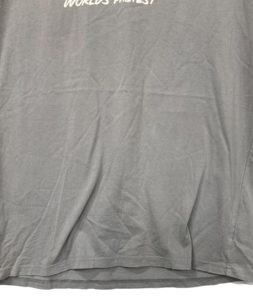 stussy（ステューシー）stussy (ステューシー) World's Fastest Tee グレー サイズ:Mの古着・服飾アイテム