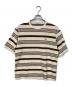 PHEENY（フィーニー）の古着「PILE BORDER S/S」｜ベージュ×ブラウン