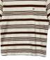 中古・古着 PHEENY (フィーニー) PILE BORDER S/S ベージュ×ブラウン サイズ:F：4000円