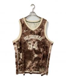 NIKE（ナイキ）の古着「Milwaukee Bucksゲームシャツ」｜ブラウン