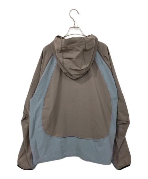 NIKE（ナイキ）NIKE (ナイキ) ウーブン カラーブロック ジャケット ブラウン×ブルー サイズ:2XL 未使用品の古着・服飾アイテム