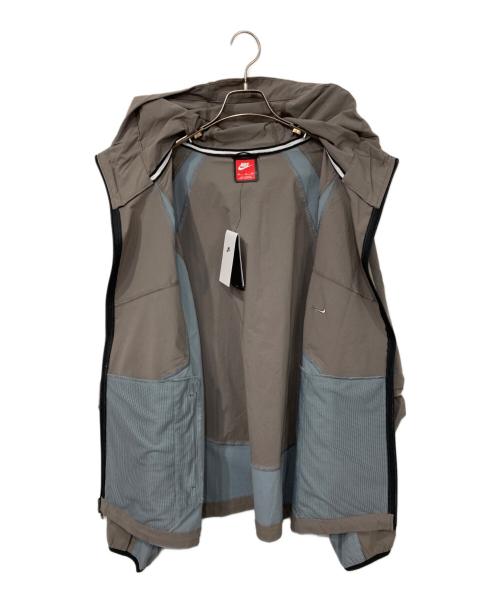 NIKE（ナイキ）NIKE (ナイキ) ウーブン カラーブロック ジャケット ブラウン×ブルー サイズ:2XL 未使用品の古着・服飾アイテム