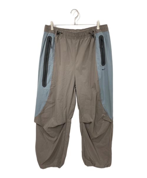 NIKE（ナイキ）NIKE (ナイキ) TECH WOVEN PRO OS PANT ブラウン×ブルー サイズ:2XL 未使用品の古着・服飾アイテム