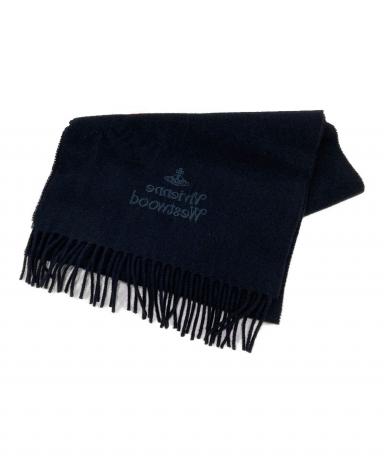 【未使用品】ヴィヴィアンウエストウッド オーブ 刺繍 マフラー ピンク 中古・古着通販】Vivienne Westwood (ヴィヴィアンウエストウッド